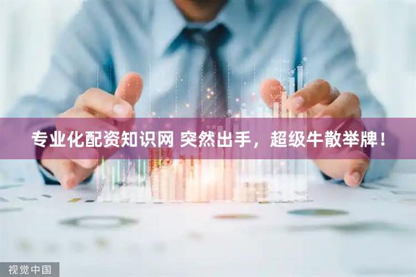 专业化配资知识网 突然出手，超级牛散举牌！